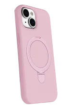 Newface Apple iPhone 14 Regal Magsafe Standlı Kapak - Açık Pembe - Görsel 2