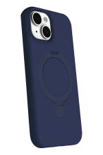 Newface Apple iPhone 14 Regal Magsafe Standlı Kapak - Lacivert - Görsel 2