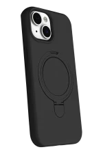 Newface Apple iPhone 14 Regal Magsafe Standlı Kapak - Siyah - Görsel 2