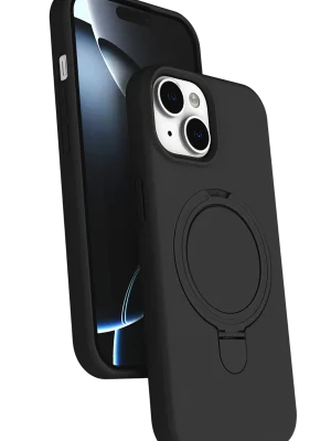 Newface Apple iPhone 14 Regal Magsafe Standlı Kapak - Siyah