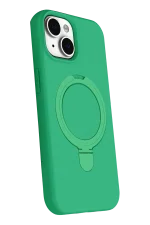 Newface Apple iPhone 14 Regal Magsafe Standlı Kapak - Yeşil - Görsel 2