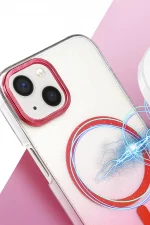 Newface Apple iPhone 15 Glossy Magsafe Kapak - Siyah - Görsel 2