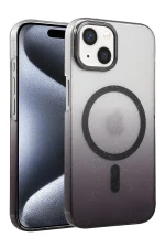 Newface Apple iPhone 15 Glossy Magsafe Kapak - Siyah