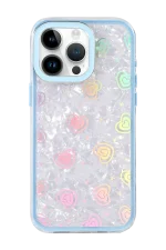 Newface Apple iPhone 15 Lumi Desenli Kapak - Mavi - Görsel 3