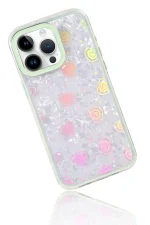 Newface Apple iPhone 15 Pro Lumi Desenli Kapak - Yeşil - Görsel 4