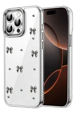 Newface Apple iPhone 15 Pro Max Fiyonk Desenli Kapak - Desen 5