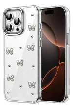 Newface Apple iPhone 15 Pro Max Fiyonk Desenli Kapak - Desen 9