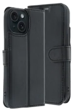 Newface Apple iPhone 15 Trend S Plus Kapaklı Kılıf - Siyah