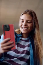 Newface Apple iPhone 15 Trend S Plus Kapaklı Kılıf - Taba - Görsel 3