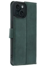 Newface Apple iPhone 15 Trend S Plus Kapaklı Kılıf - Yeşil - Görsel 2