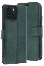 Newface Apple iPhone 15 Trend S Plus Kapaklı Kılıf - Yeşil