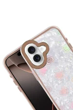 Newface Apple iPhone 16 Lumi Desenli Kapak - Çöl Titanyum - Görsel 2