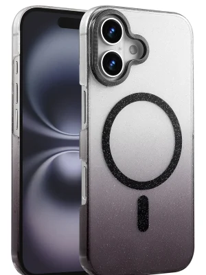 Newface Apple iPhone 16 Plus Glossy Magsafe Kapak - Siyah