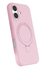 Newface Apple iPhone 16 Plus Regal Magsafe Standlı Kapak - Açık Pembe - Görsel 3