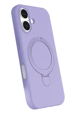 Newface Apple iPhone 16 Plus Regal Magsafe Standlı Kapak - Lila - Görsel 3