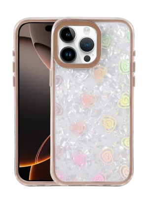 Newface Apple iPhone 16 Pro Max Lumi Desenli Kapak - Çöl Titanyum