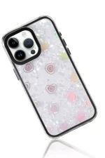 Newface Apple iPhone 16 Pro Max Lumi Desenli Kapak - Siyah - Görsel 4