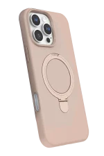 Newface Apple iPhone 16 Pro Max Regal Magsafe Standlı Kapak - Çöl Titanyum - Görsel 2