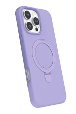 Newface Apple iPhone 16 Pro Max Regal Magsafe Standlı Kapak - Lila - Görsel 2