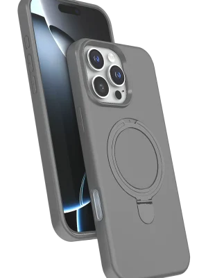 Newface Apple iPhone 16 Pro Max Regal Magsafe Standlı Kapak - Titan Gri