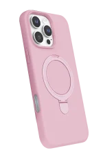 Newface Apple iPhone 16 Pro Regal Magsafe Standlı Kapak - Açık Pembe - Görsel 2