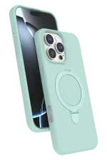 Newface Apple iPhone 16 Pro Regal Magsafe Standlı Kapak - Su Yeşili