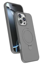 Newface Apple iPhone 16 Pro Regal Magsafe Standlı Kapak - Titan Gri