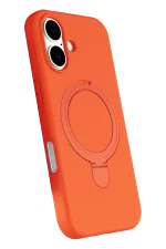Newface Apple iPhone 16 Regal Magsafe Standlı Kapak - Turuncu - Görsel 3