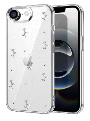 Newface Apple iPhone 16E Fiyonk Desenli Kapak - Desen 2