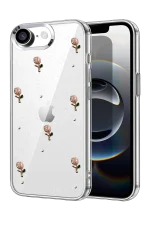 Newface Apple iPhone 16E Fiyonk Desenli Kapak - Desen 6