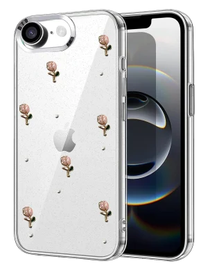 Newface Apple iPhone 16E Fiyonk Desenli Kapak - Desen 6