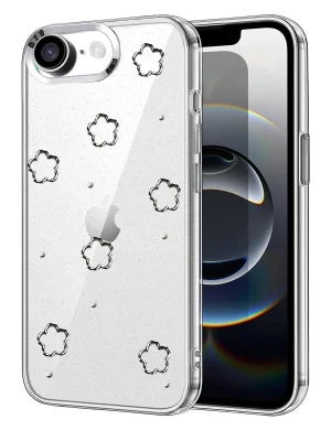 Newface Apple iPhone 16E Fiyonk Desenli Kapak - Desen 8