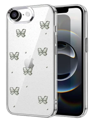 Newface Apple iPhone 16E Fiyonk Desenli Kapak - Desen 9