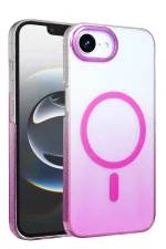 Newface Apple iPhone 16E Glossy Magsafe Kapak - Mor