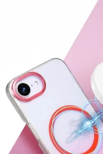 Newface Apple iPhone 16E Glossy Magsafe Kapak - Siyah - Görsel 2