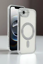 Newface Apple iPhone 16E Joke Simli Magneticsafe Kılıf - Gold - Görsel 2