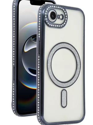 Newface Apple iPhone 16E Joke Simli Magneticsafe Kılıf - Siyah