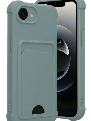 Newface Apple iPhone 16E Kelvin Kartvizitli Silikon - Açık Yeşil