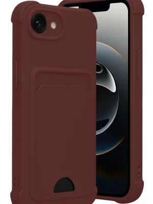 Newface Apple iPhone 16E Kelvin Kartvizitli Silikon - Bordo