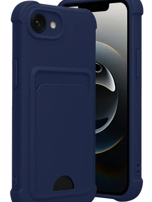 Newface Apple iPhone 16E Kelvin Kartvizitli Silikon - Lacivert