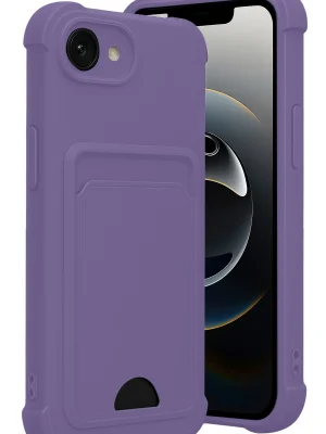 Newface Apple iPhone 16E Kelvin Kartvizitli Silikon - Lila