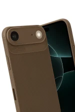 Newface Apple iPhone 17 Air Auto Focus Karbon Kapak - Kahverengi - Görsel 3