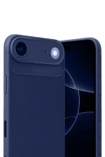 Newface Apple iPhone 17 Air Auto Focus Karbon Kapak - Lacivert - Görsel 2