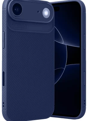 Newface Apple iPhone 17 Air Auto Focus Karbon Kapak - Lacivert