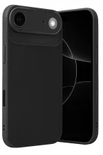 Newface Apple iPhone 17 Air Auto Focus Karbon Kapak - Siyah