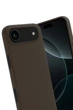 Newface Apple iPhone 17 Air First Silikon - Kahverengi - Görsel 3