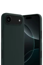 Newface Apple iPhone 17 Air First Silikon - Koyu Yeşil - Görsel 2