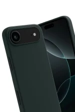 Newface Apple iPhone 17 Air First Silikon - Koyu Yeşil - Görsel 3