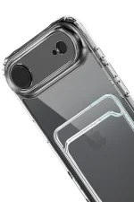 Newface Apple iPhone 17 Air Kart Şeffaf Silikon - Şeffaf - Görsel 2