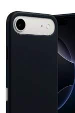 Newface Apple iPhone 17 Air Nano içi Kadife Silikon - Siyah - Görsel 2